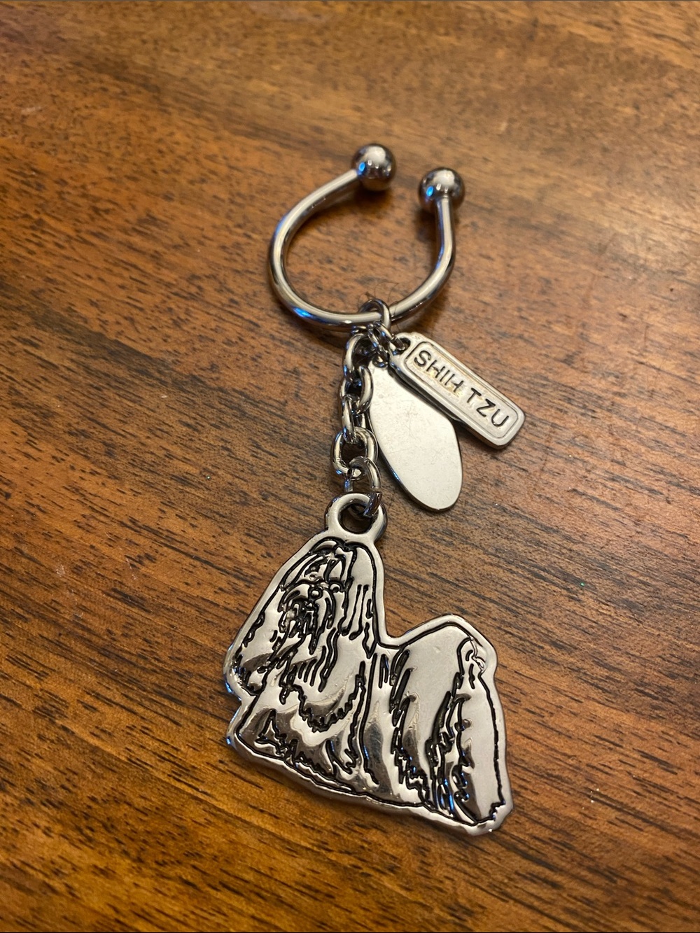 FREE SHIH TZU Dog Keychain NWOT